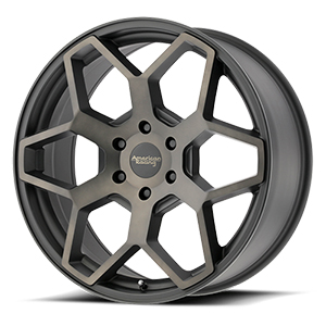 American Racing AR916 Satin Black Machined W/ Tinted Clear