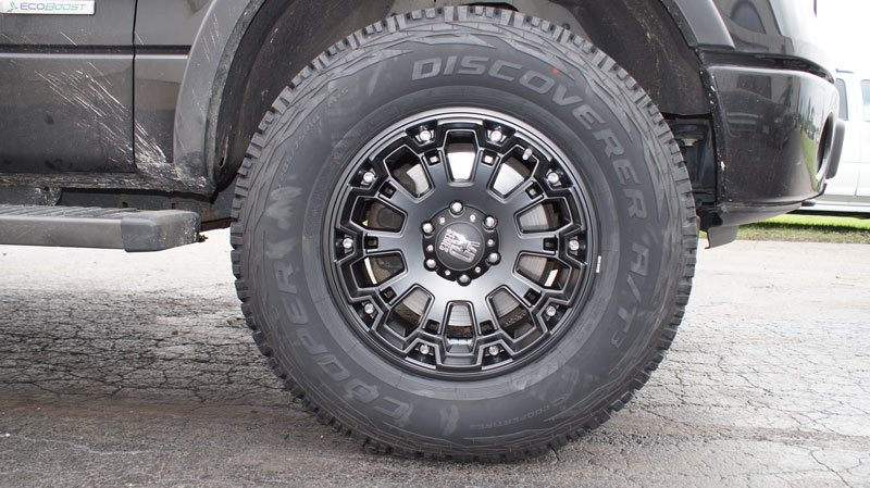 2013 Ford F150 Xd Series Misfit Xd800b 18x9 18 By 9 +00 Offset Wheels Cooper Discoverer At3 285 70 18 0