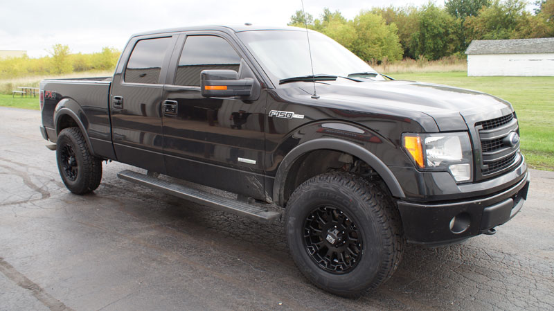 2013 Ford F150 Xd Series Misfit Xd800b 18x9 18 By 9 +00 Offset Wheels Cooper Discoverer At3 285 70 18 