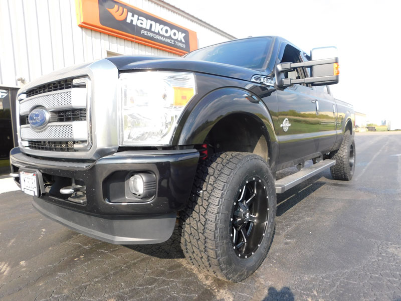 2014 Ford F 350 With 3.5 Inch Lift Kit Fuel Offroad Maverick D538 20x10 20 By 10  24 Offset Wheels Nitto Terra Grappler G2 35 12.50 20 Tires 