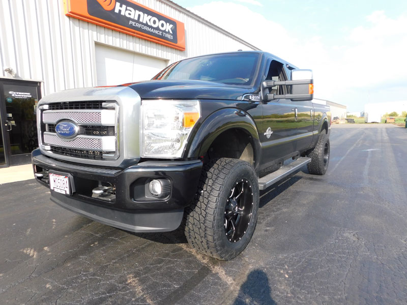 2014 Ford F 350 With 3.5 Inch Lift Kit Fuel Offroad Maverick D538 20x10 20 By 10  24 Offset Wheels Nitto Terra Grappler G2 35 12.50 20 Tires 