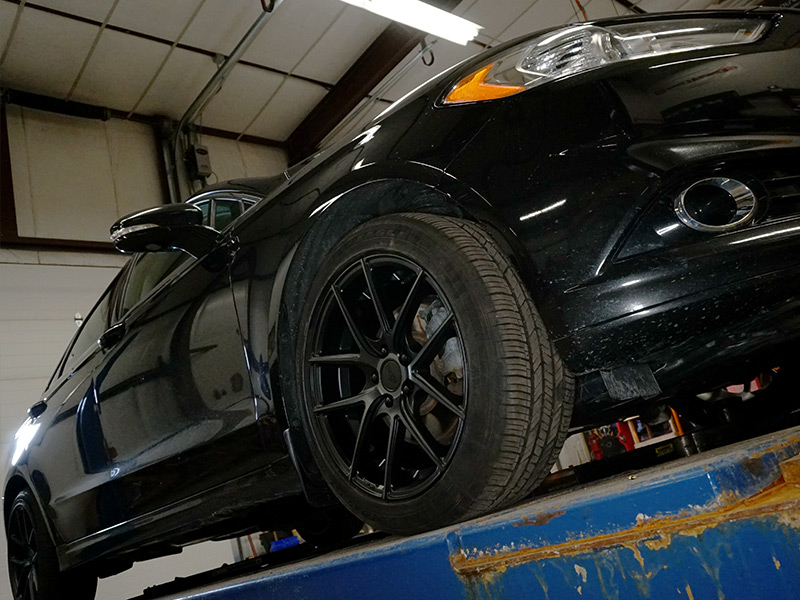2014 Ford Fusion With Niche Targa 18x8 +40 Offset 18 By 8 Inch Wide Wheels 