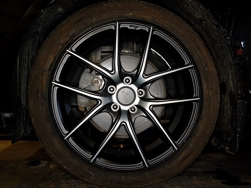 2014 Ford Fusion With Niche Targa 18x8 +40 Offset 18 By 8 Inch Wide Wheels 0