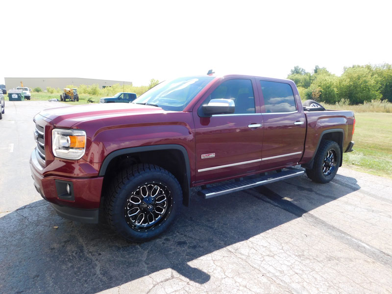 2014 Gmc 1500 With 2 Inch Leveling Kit Fuel Titan D588 20x9 20 By 9 +1 Offset Wheels Nitto Terra Grappler G2 285 55 20 Tires 