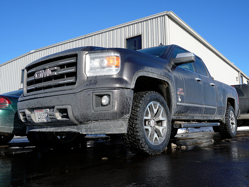 2014 Gmc Sierra 1500 2 Inch Leveling Kit With Toyo Open Country At Ii 285 55r20 20 Inch Wide Tires 