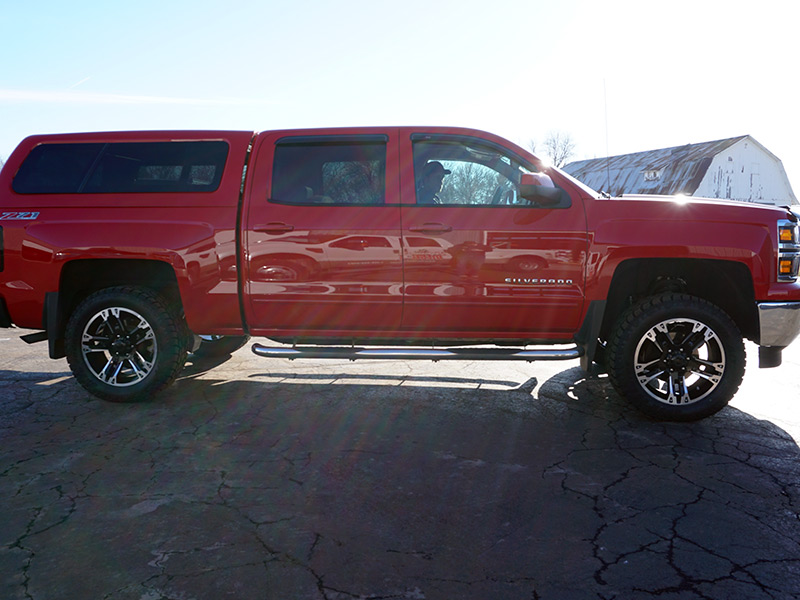 2015 Chevy Silverado 1500 With Ultra Maverick 20x9 +18 Offset 20 By 9 Inch Wide Wheels Toyo Open Country At Ii 285 55r20 Tires 