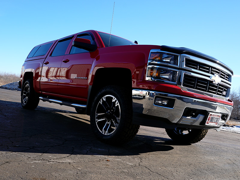 2015 Chevy Silverado 1500 With Ultra Maverick 20x9 +18 Offset 20 By 9 Inch Wide Wheels Toyo Open Country At Ii 285 55r20 Tires 