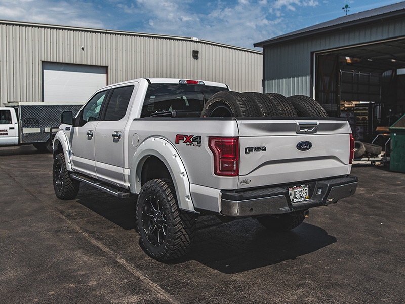 2015 Ford F 150 With 6 Inch Lift Kit Fuel Offroad Maverick 20x9 +01 Offset 20 By 9 Inch Wide Wheel Atturo Trail Blade Mt 35x12 5r20 Tire 