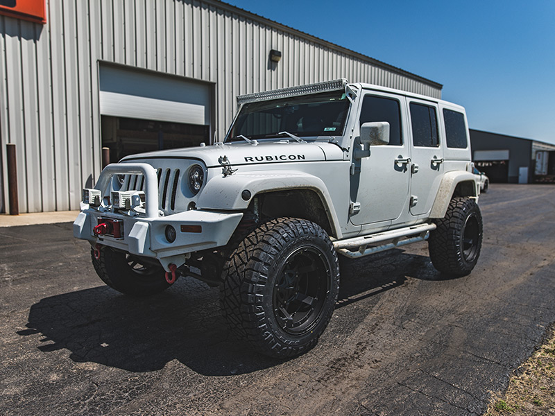 2015 Jeep Wrangler Rubicon With 4 Inch Lift Kit Xd Series Rockstar Iii 20x12  44 Offset 20 By 12 Inch Wide Wheel Nitto Ridge Grappler 35x12 50r20 Tires 
