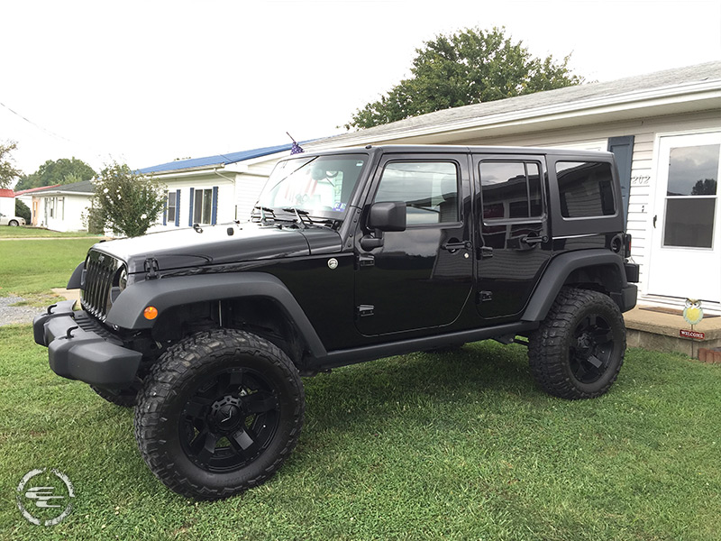2015 Jeep Wrangler With 3 5 Inch Trail Master Suspension Lift Kit Xd Series Rockstari Xd811b 20x9  12 Offset 20 By 9 Inch Wide Wheel Federal Couragia Mt 35x12 5r20 Tire 