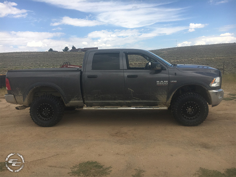 2015 Ram 2500 Power Wagon Xd Series Xd128 17x9 +18 Offset 17 By 9 Inch Wide Wheel Toyo Open Country Mt 35x12 5r17 Tire 