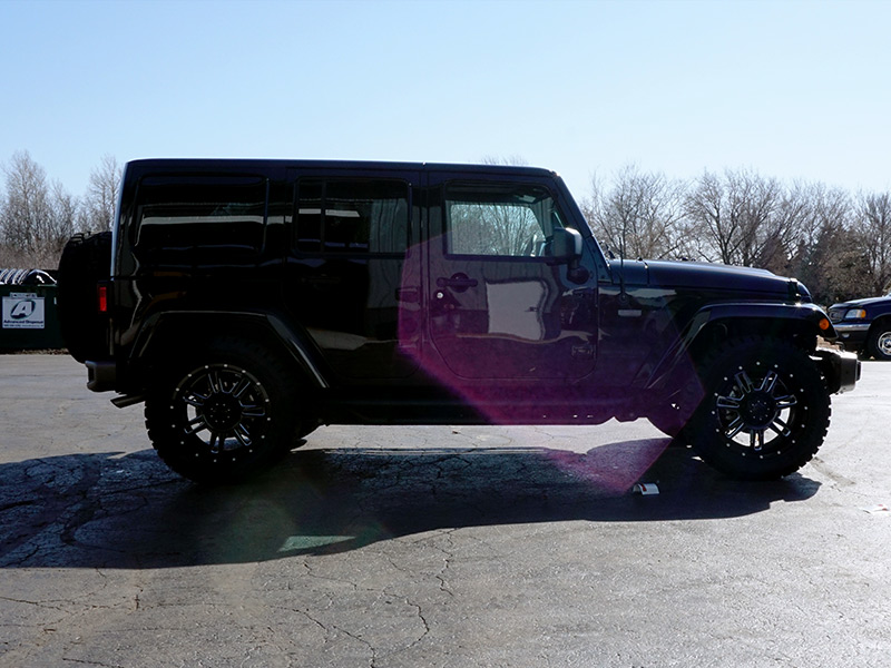 2016 Jeep Wrangler With Gear Alloy Challenger 20x9 +00 Offset Wheels Toyo Open Country Rt 33x12 50r20 Tires Vision X 15 Inch Fog Lights 