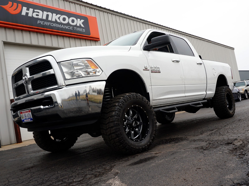 2016 Ram 2500 5 Inch Rough Country Lift Kit Moto Metal 970 18x10  24 Offset 18 By 10 Inch Wide Wheel Pro Comp Xterrain Radial Xt Lt325 60r18 Tires 