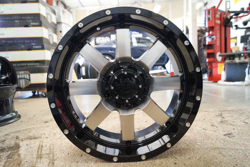 Gear Alloy Big Block 726m 20x9 6 Lug Gloss Black Machined Wheels Rims .JPG