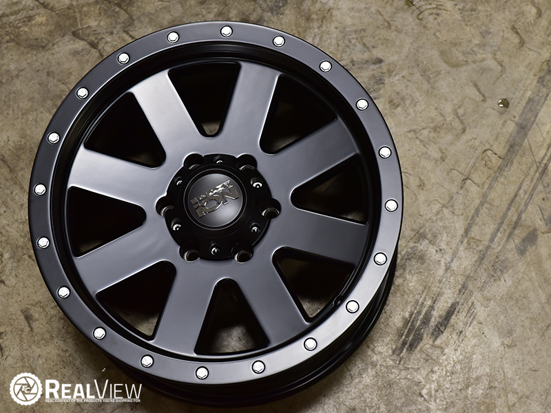 0 x 9. inches /6 x 135 mm, 18 mm offset 134 BLACK Wheel with MATTE BEADLOCK ION 