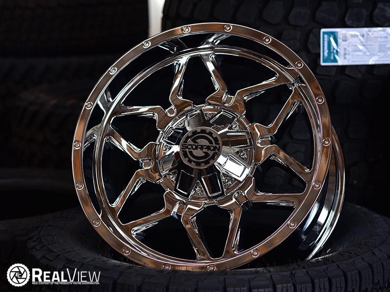 RealView of Scorpion SC-16 Chrome - 20x10 -19 - SC16