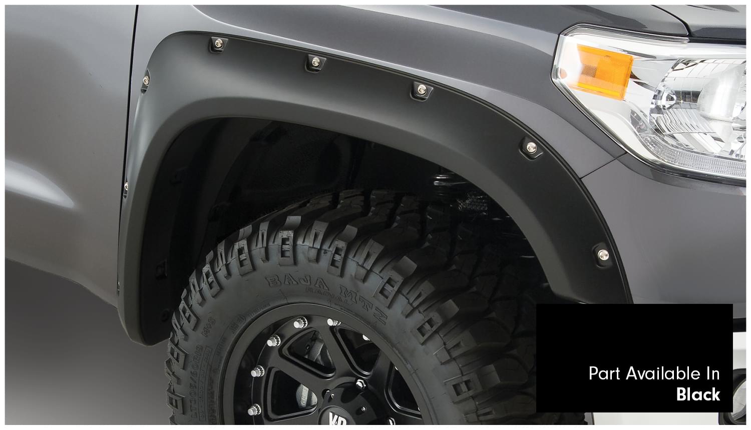 Pocket Style Fender Flare (Set of 4) Black (Paint Code 202)