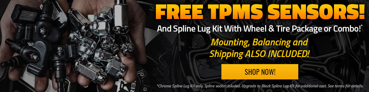 Free TPMS Sensors with Package or Combo Banner