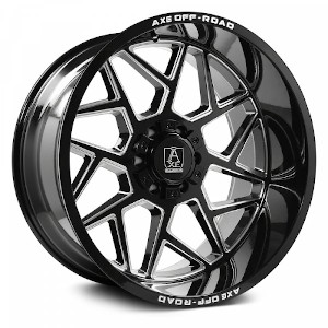 Axe Off-Road Nemesis Gloss Black W/ Doubled Milled Spokes