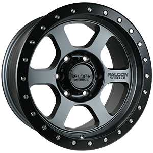 Falcon Wheels T1 Matte Gunmetal W/ Matte Black Ring
