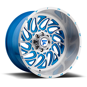 Fittipaldi Offroad FTF09 X-Trail Brushed W/ Blue Milled Spokes