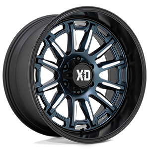 XD Series XD865 Phoenix Metallic Blue Milled W/ Black Lip
