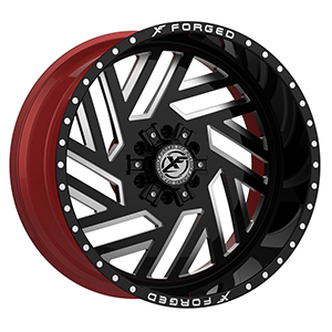 XF Forged XFX-304 Gloss Black Milled W/ Red Inner
