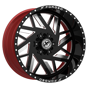 XF Forged XFX-306 Black Red Machined