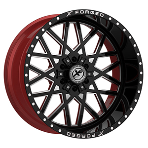 XF Forged XFX-307 Gloss Black Red Milled