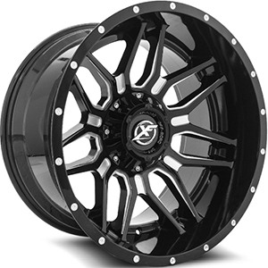 XF Offroad XF-222 Gloss Black Milled