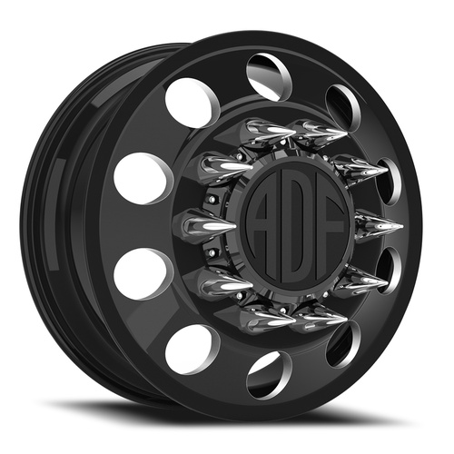 ADF Wheels Classic Dually Gloss Black/Machined