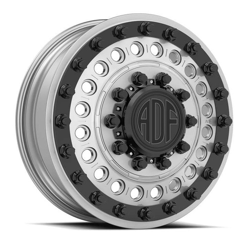 ADF Wheels Mag Nuts Silver W/ Black Accents