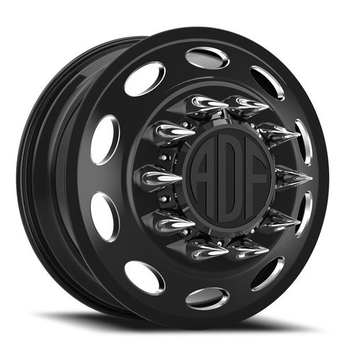 ADF Wheels Peterson Dually Gloss Black/Machined