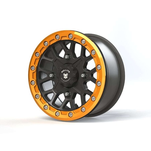 Bullite Bt-05 Satin Black W/ Aerospace Orange Beadlock