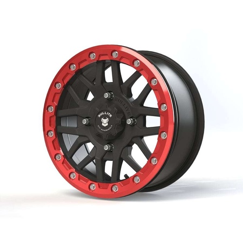 Bullite Bt-06 Satin Black W/ Bullite Red Beadlock