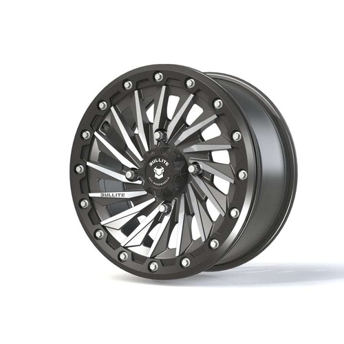 Bullite Bt-08 Gunmetal Gray W/ Satin Black Beadlock