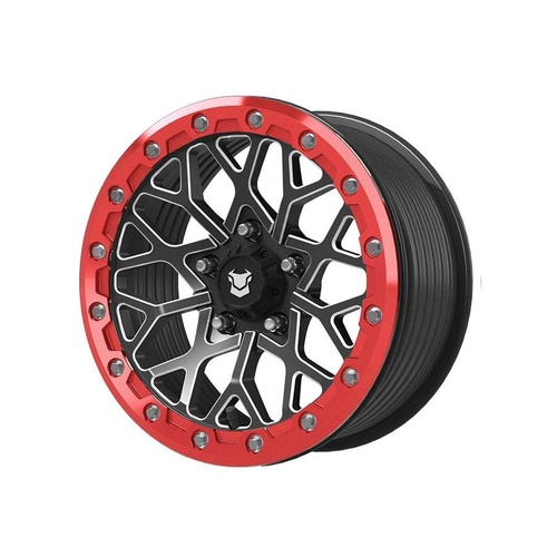 Bullite Pro-05 Satin Black W/ Bullite Red Beadlock