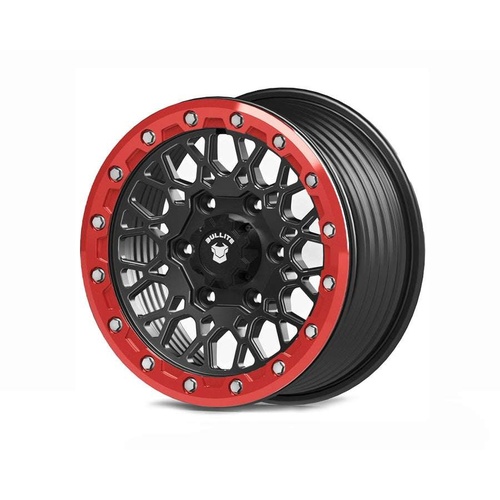 Bullite Pro-07 Satin Black W/ Bullite Red Beadlock