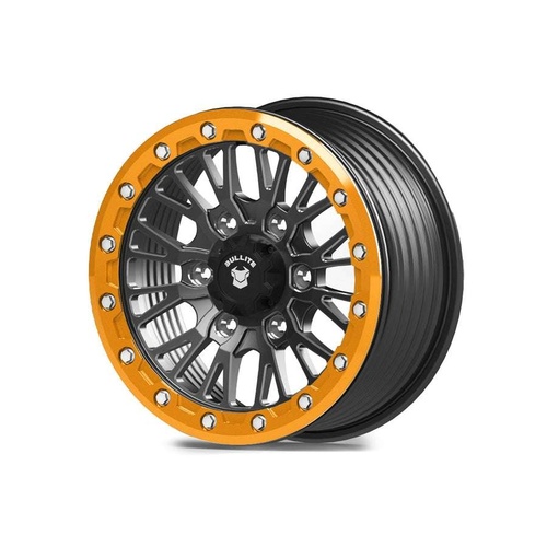 Bullite Pro-08 Satin Black W/ Aerospace Orange Beadlock