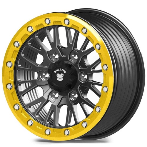 Bullite Pro-08 Satin Black W/ Neo Yellow Beadlock