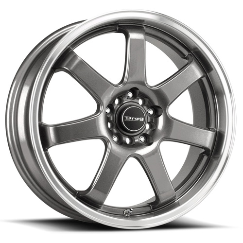 Drag Dr35 Gunmetal W/ Machined Lip