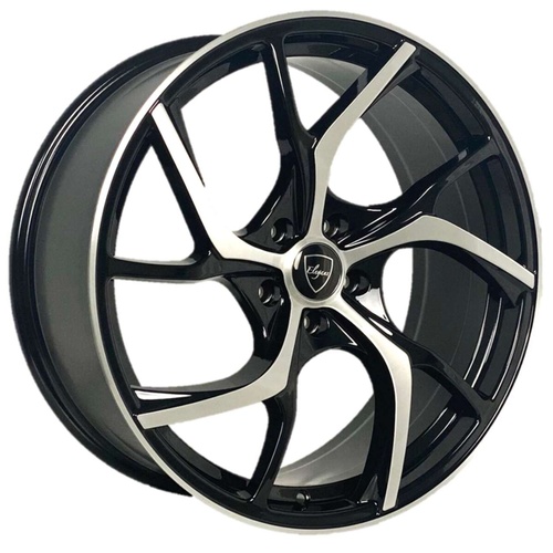 Elegance E008 Gloss Black W/ Brushed Face