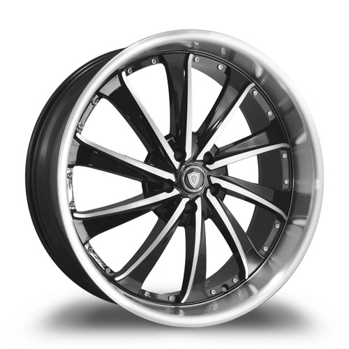 G-Line Alloys G0016 Black Machined
