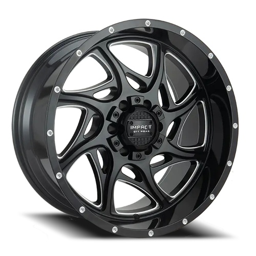 Impact 832 Gloss Black Milled