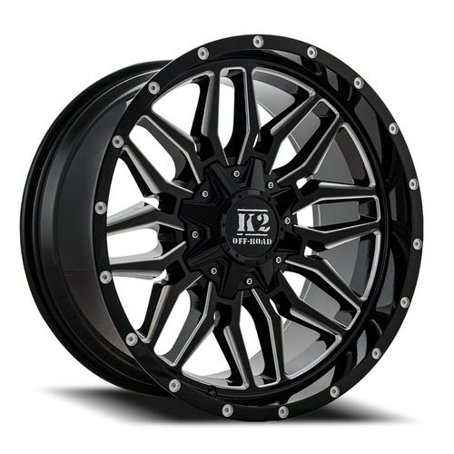 K2 Rage K16 Gloss Black Milled