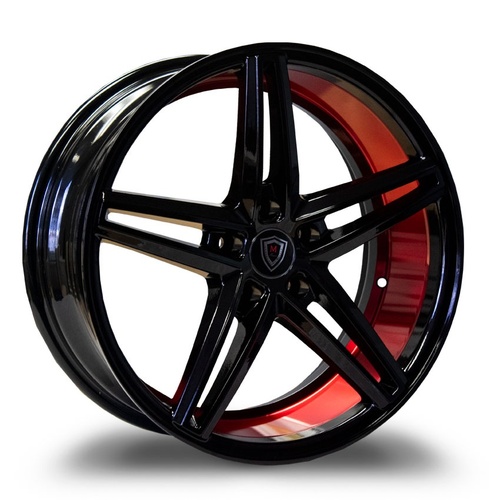 Marquee Wheels M8571 Black & Red