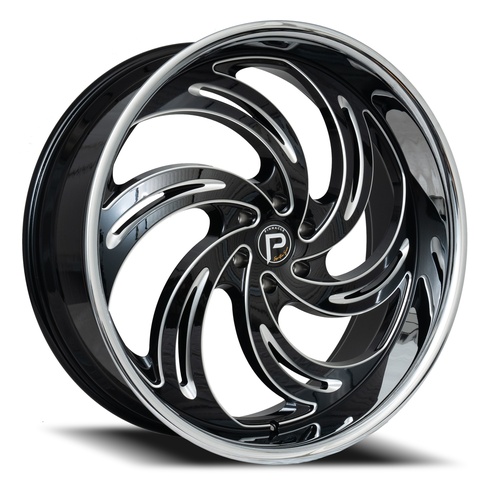 Pinnacle Phoenix P300 Gloss Black Milled W/ Stainless Lip