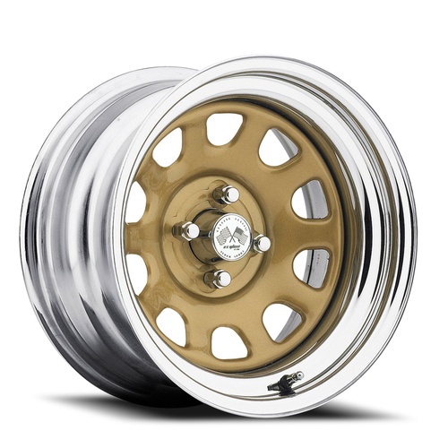 US Wheel Daytona Drifter Gold And Chrome