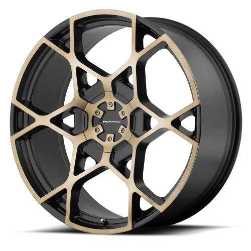 KMC Crosshair KM695 Satin Black With Machined Face and Tinted Face