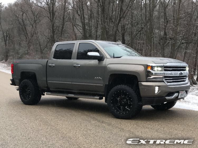 147859 2017 Silverado 1500 Highcountry Rbp Avengers 20x12  44 Toyo Opencountry At2 33 Fabtech 4inch Suspensionlift 0